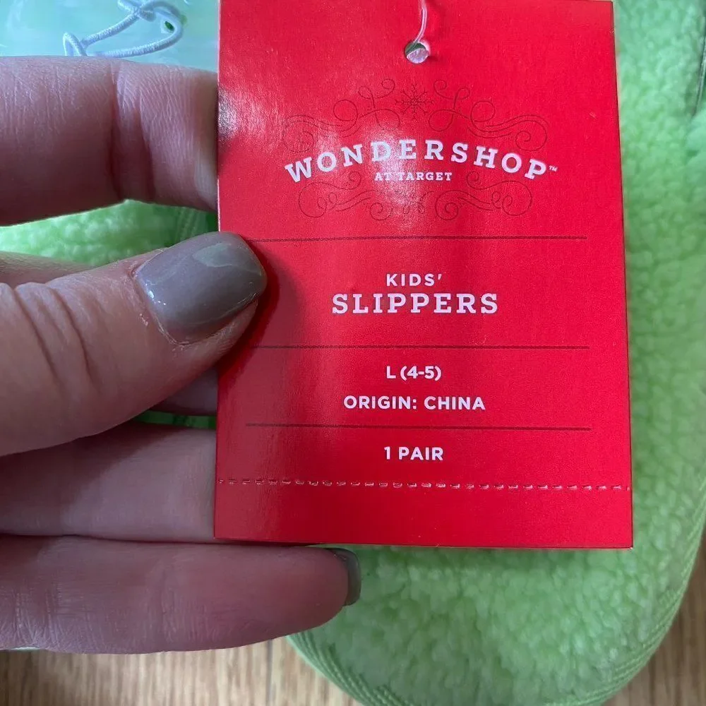Wondershop Charlie Puffer Slide Slippers Lime Green
